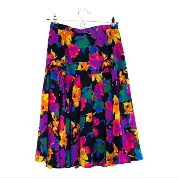 Kasper for ASL Jacket & Skirt Suit Set  Womens 90s Vintage Sz 6 Crystal Buttons - Picture 11 of 14